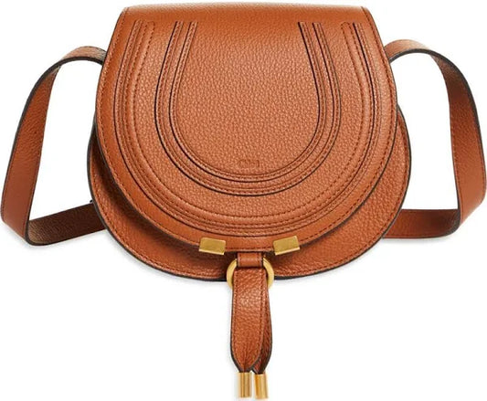 Chloe Marcie Brown Leather Bag